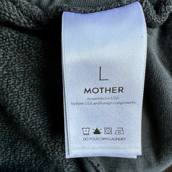 NWT MOTHER DENIM Women's Knock Out Ankle Pant Faded Black 100% Cotton L $188 - Picture 11 of 15